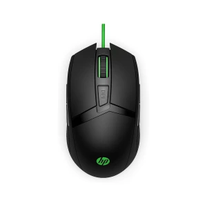 Mouse Gamer HP 4PH30AA 300 Pavilion Gaming 5000 dpi Alámbrico Negro Verde_0