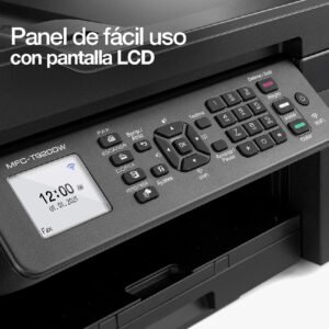 Impresora Multifuncional Brother MFC-T920DW Inyección de Tinta Fax Dúplex Wi-Fi Negro - Imagen 4
