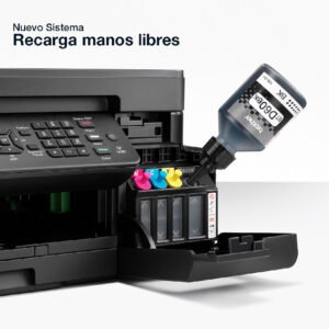 Impresora Multifuncional Brother MFC-T920DW Inyección de Tinta Fax Dúplex Wi-Fi Negro - Imagen 9