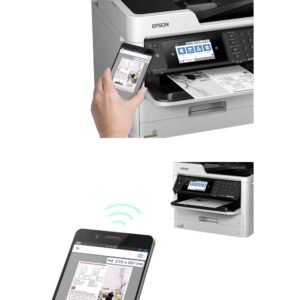 Multifuncional Monocromática Epson WorkForce Pro WF-M5799 WiFi Direct Blanco Negro - Imagen 6