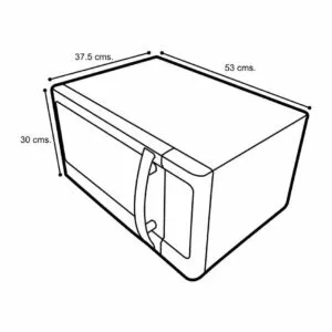 Horno de Microondas Digital GALANZ GLCMS311SV10 Capacidad 1.1 Pies - Imagen 5