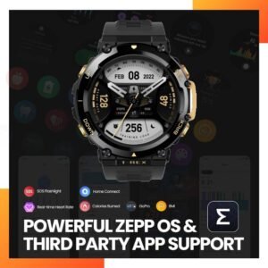 Smartwatch Amazfit T-REX 2 GPS 158 Modos Deportivos Negro/Dorado - Imagen 10