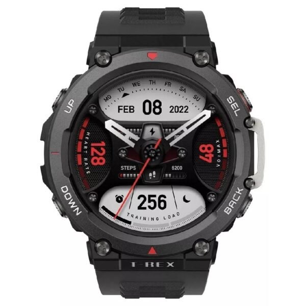 Smartwatch Amazfit T-Rex 2 Negro Resistente al Agua y Golpes