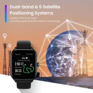 Smartwatch Amazfit GTS 4 Bluetooth WiFi BioTracker Negro - Imagen 6