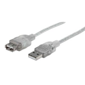 Cable USB 2.0 Manhattan 340502 Tipo A Extensión 5m 480MbpS - Imagen 2