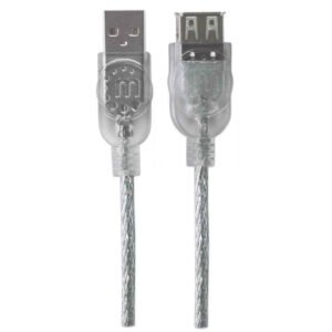 Cable USB 2.0 Manhattan 340502 Tipo A Extensión 5m 480MbpS - Imagen 3