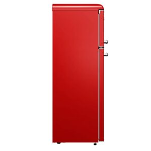 Refrigerador Galanz GLR76TRDER 7.6 pies cúbicos Retro Rojo - Imagen 2