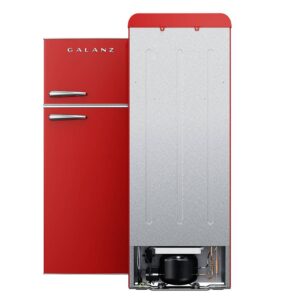 Refrigerador Galanz GLR76TRDER 7.6 pies cúbicos Retro Rojo - Imagen 5