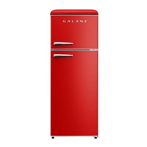 Refrigerador Galanz GLR76TRDER 7.6 pies cúbicos Retro Rojo