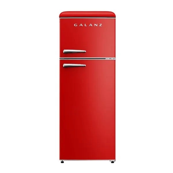 Refrigerador Galanz GLR76TRDER 7.6 pies cúbicos Retro Rojo