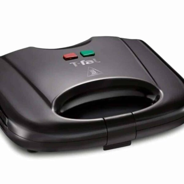 Sandwichera Eléctrica T-Fal SM2118MX Antiadherente Automática 700W 127V Negro