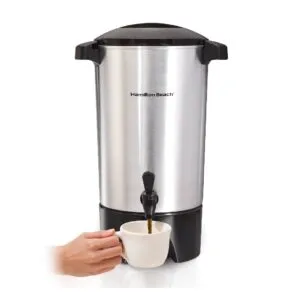 Cafetera Hamilton Beach 40515R 45 Tazas Acero Inox Gris - Imagen 2