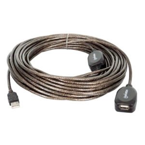 Cable USB 2.0 Manhattan 150958 Extensión Activa Alta Velocidad 20m Negro - Imagen 3