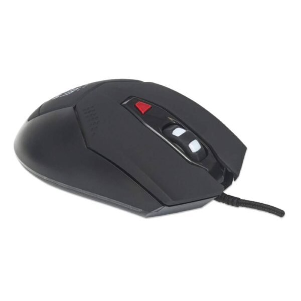 Mouse Gamer Manhattan Óptico 176071 Alámbrico USB 2400DPI