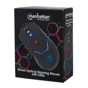 Mouse Gamer Manhattan Óptico 176071 Alámbrico USB 2400DPI - Imagen 5