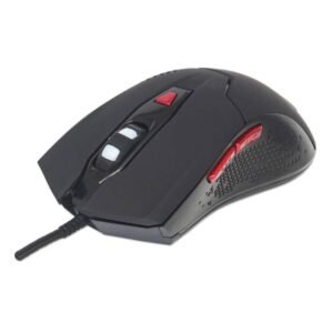 Mouse Gamer Manhattan Óptico 176071 Alámbrico USB 2400DPI - Imagen 2