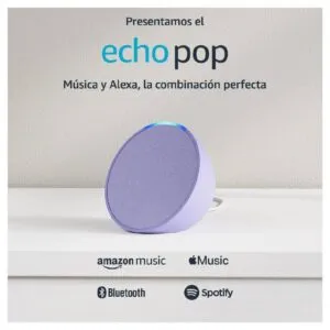 Bocina inteligente Amazon Echo B09ZXJDSL5 Alexa 1ra Gen WiFi Morado - Imagen 8