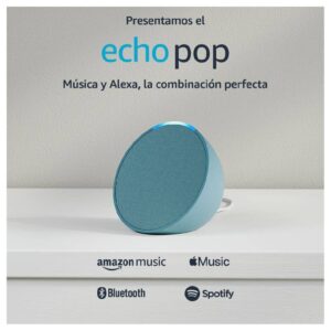 Bocina inteligente Amazon Echo B09ZX1LRXX Alexa 1ra Gen WiFi Azul - Imagen 8