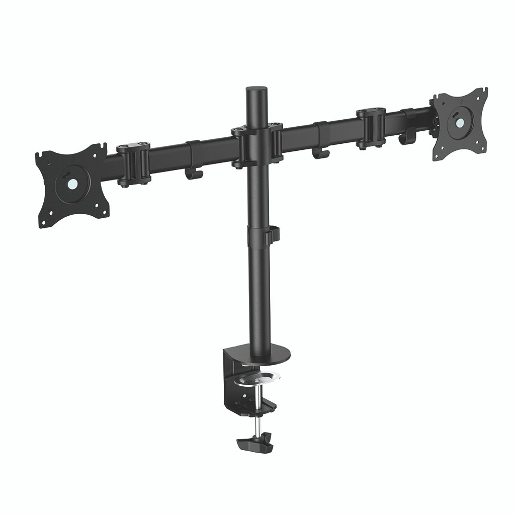 Soporte para Monitor doble brazo de Acero 13-27" Soporta 8kg Negro 6 Soporte para Monitor doble brazo de Acero 13-27" Soporta 8kg Negro