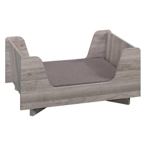 Cama Rectangular Sauder para Perro 429412 Aglomerado Gris_0