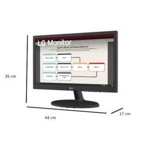 Monitor LG 19BA300 18.5” Resol 1366 x 768 HD Negro_3