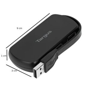 Puerto Hub USB Targus ACH114US 4 en 1 Negro_3