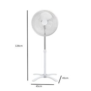 Ventilador Pedestal Mytek 3197 19” 3 Velocidades Blanco_4