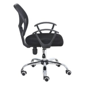 Silla Secretarial Nextep NE-650S Respaldo de Malla 110 Kg Negro _2