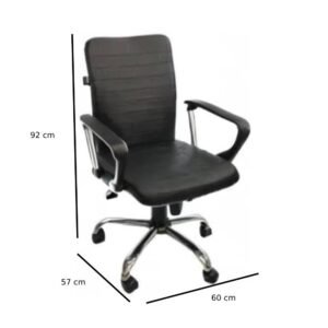 Silla Ejecutiva Nextep NE-650R Altura Ajustable Negro_2