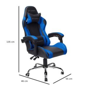 Silla Gamer Ergonomica Nextep NE-461A Falkor Ergonomica 125 Kg Azul_3