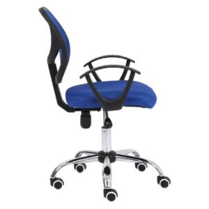 Silla Secretarial Nextep NE-650SA Respaldo de Malla 110 Kg Azul_2