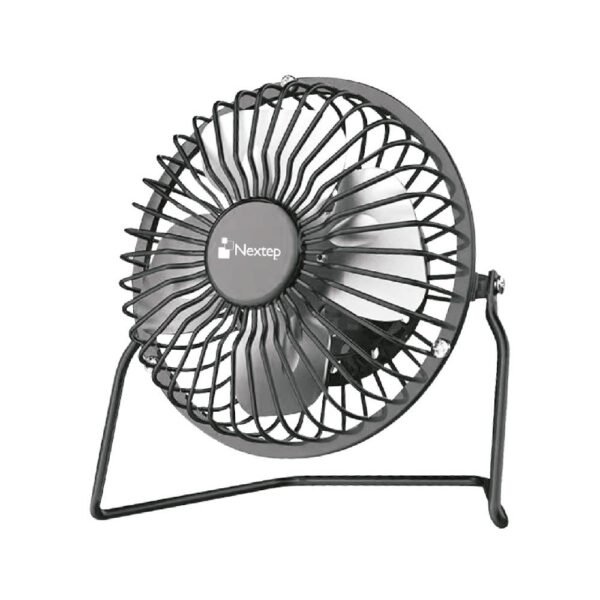 Mini Ventilador Escritorio Nextep NE-690 Metálico Negro_0