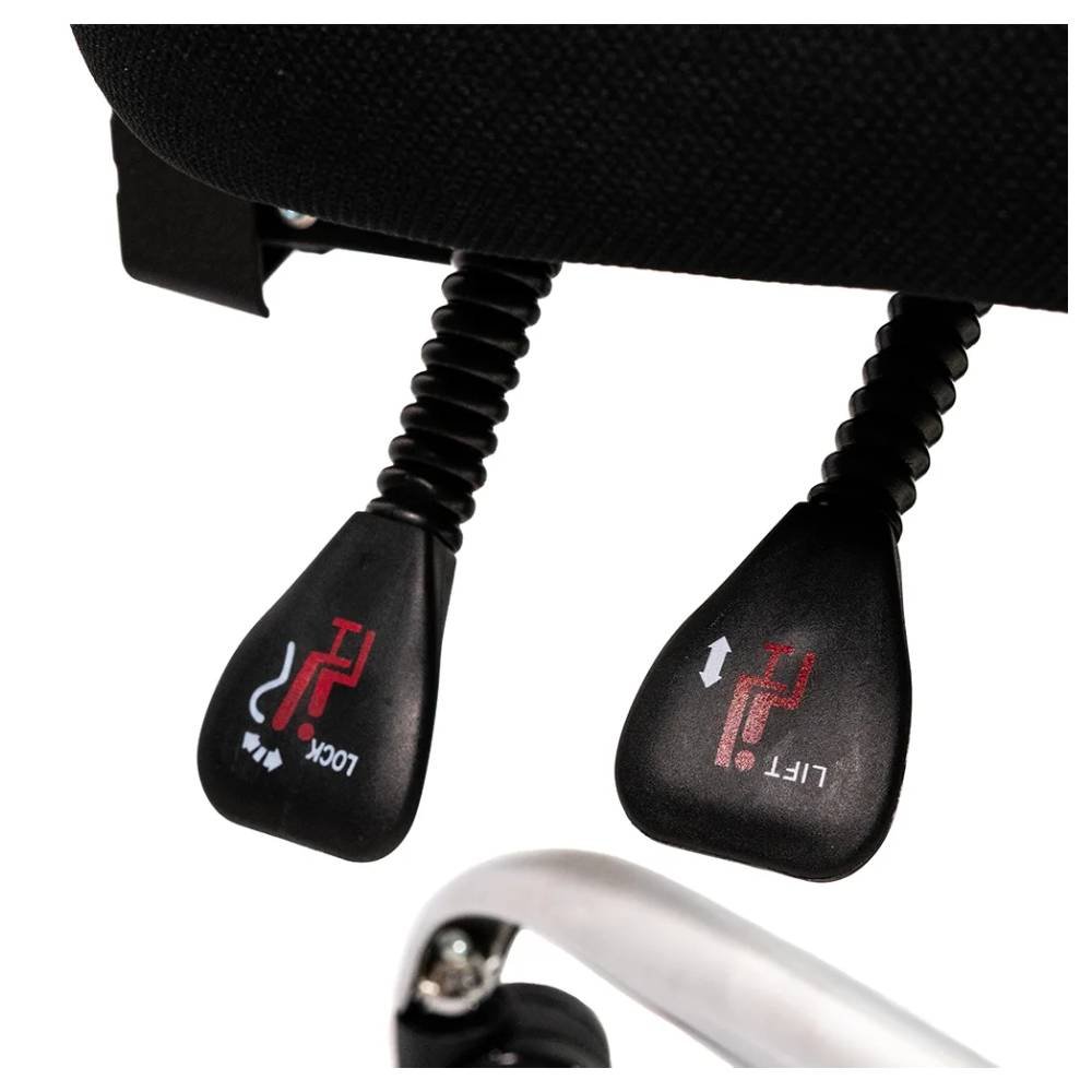 Silla Gamer Naceb NA-0928 Spider Con Reposa Piernas Negro/Rojo_7