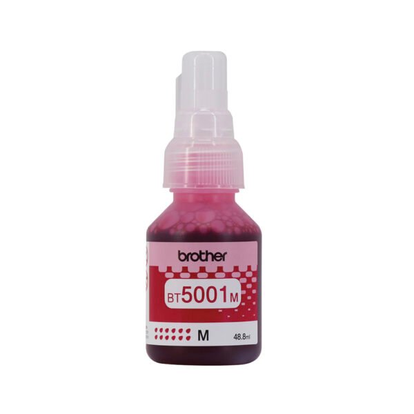 Botella de Tinta Brother BT5001 Imprime 5000 páginas Magenta