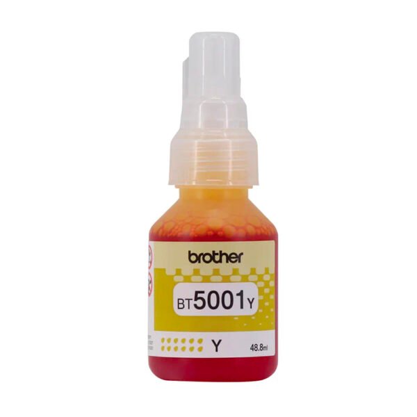 Botella de Tinta Brother BT5001 Imprime 5000 páginas Amarillo