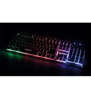 Teclado Gamer Mecánico Manhattan 178457 Retroiluminación LED 12 Teclas de Función 10 000 Pulsaciones Negro_4