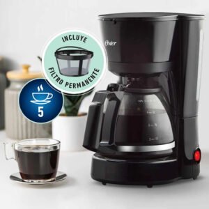 Cafetera Oster BVSTDC05 5 Tazas Filtro Permanente_5