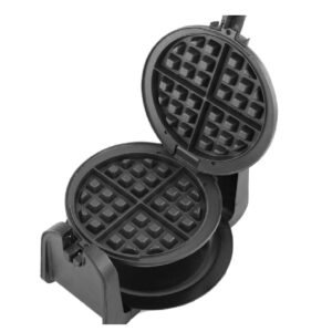 Waflera Giratoria Black And Decker WM1000B Estilo Belga Negra_1