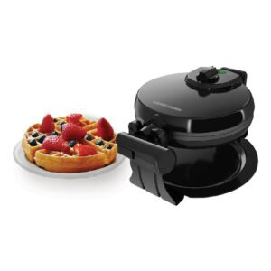Waflera Giratoria Black And Decker WM1000B Estilo Belga Negra_3