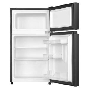 Frigobar Hisense RT31D6ABX1 3.1 pies Congelador Superior Negro_1