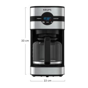 Cafetera Krups KM205D50 1.5 L Simply Brew Digital 900 W Gris_6