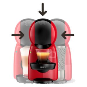 Cafetera Multibebidas Cápsulas Krups Dolce KP1A0PMX Roja_4
