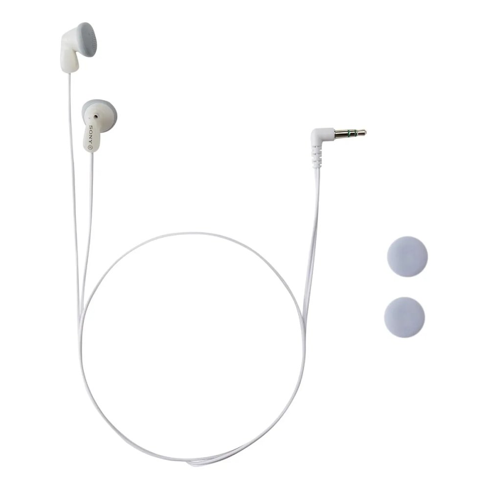 Audífonos Alámbricos Sony MDR-E9 Conector 3.5 mm Blanco_2