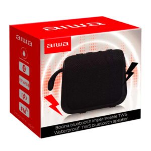 Bocina Inalámbrica AIWA AWKF3B Impermeable Potencia 5W Negra_4