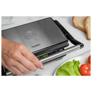 Parrilla Panini Masterchef MK-PG-2 2 Rebanadas Acero 127 V_5