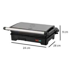 Parrilla Panini Masterchef MK-PG-2 2 Rebanadas Acero 127 V_8