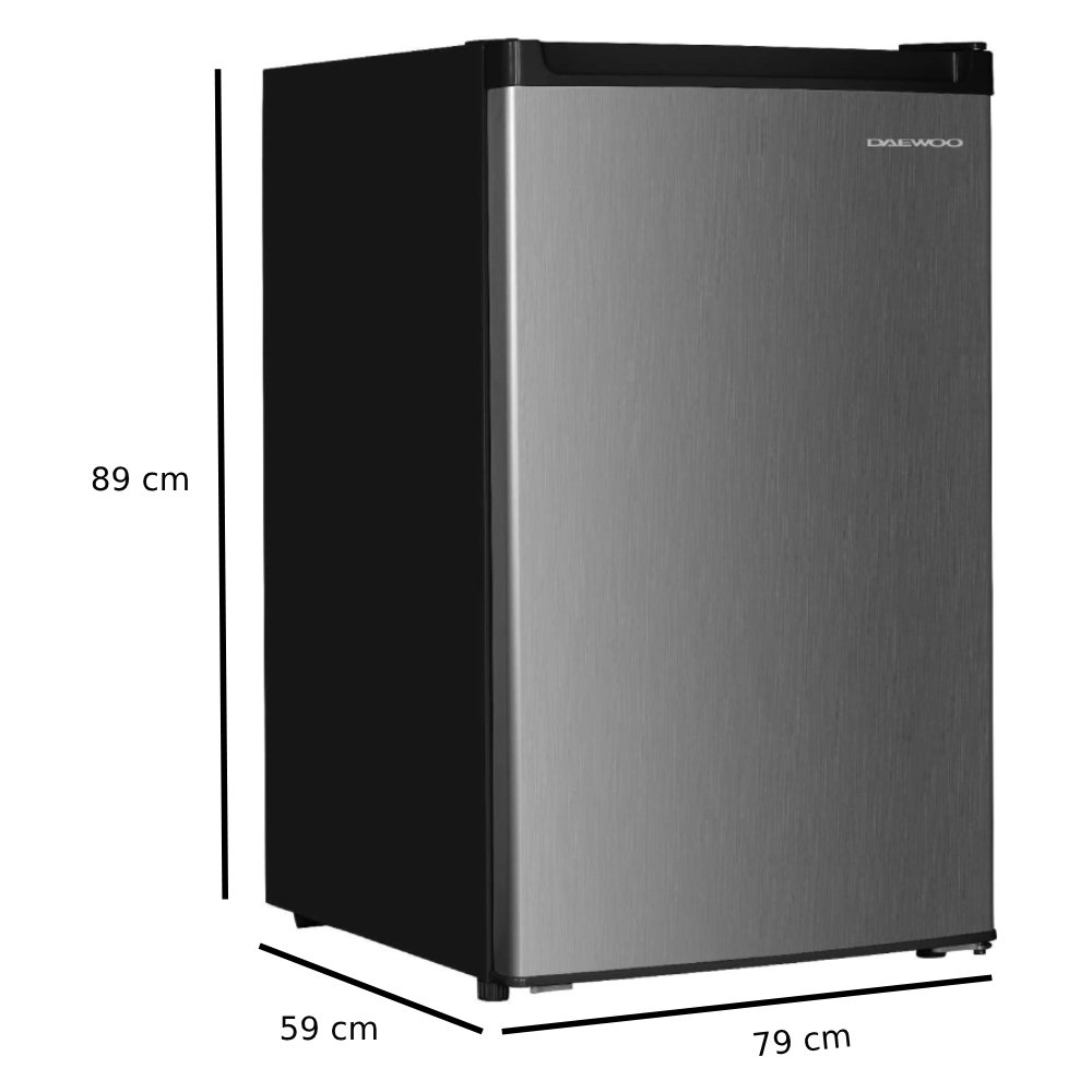 Frigobar Daewoo DRF-0420HS 4.3 pies cúbicos Freezer Gris_2
