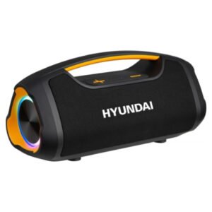 Bocina Inalámbrica Hyundai HYSPBT798 Recargable LED Negro_0