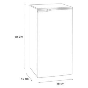 Frigobar Mirage MRX33ES 3.3 pies cúbicos Freezer Negro_6