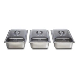 Bandeja Bufetera Proctor Silex 34300 3 Bandejas Plateado_2